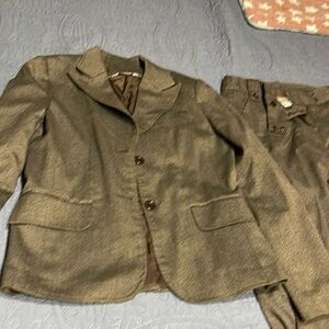 Jacket and pants beige/brown